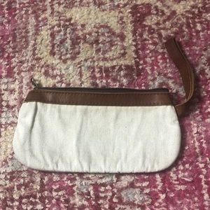 Nena and co denim clutch